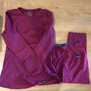 Women’s Patagonia thermal set